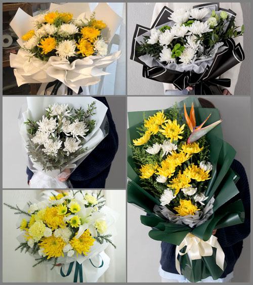山西朔州应县白马石乡请佛庵村白事花束代送